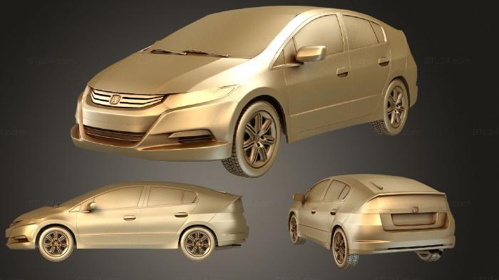 Автомобили и транспорт (Honda Insight 2010, CARS_1852) 3D модель для ЧПУ станка